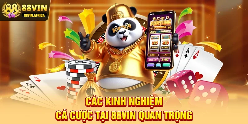 Kinh Nghiệm Cá Cược Tại 88vin – Bí Quyết Tối Ưu Lợi Nhuận 